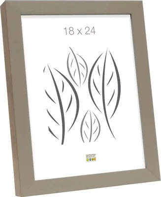 Image de Deknudt S46PH3 Cadre photo en bois beige avec bordure en bois, 15 x 15 cm