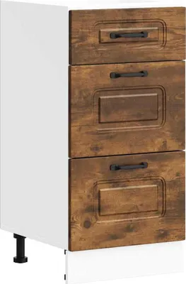 Produktbild von vidaXL Küchenunterschrank Kalmar Räuchereiche Holzwerkstoff