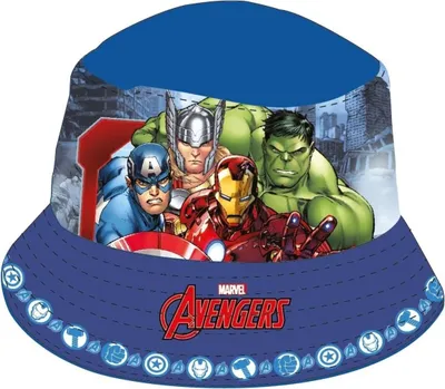 Obrázek produktu pro Sluneční klobouk Avengers pro děti Rybářský klobouk s UV ochranou a plážový klobouk