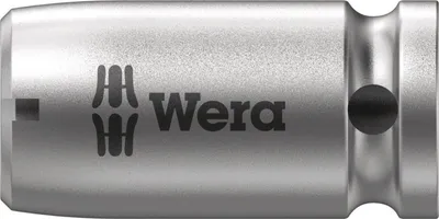 Obrázok produktu pre Wera 05042605001, Šesťhranná hlavica, 25,4 / 4 mm (1 / 4"), Šesťhranná hlavica, 6,35 mm (0.25"), DIN ISO 1173-C 6.3, 1 kusov