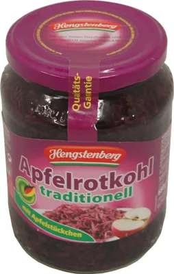 Produktbild von Hengstenberg Mildessa Apfelrotkohl Perfekte Liaison im Glas 680g