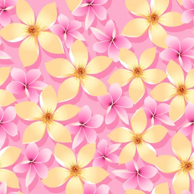 Image de DÉCORDS D'EXTÉRIEUR OXFORD - motif fleurs sur un rose I DX115