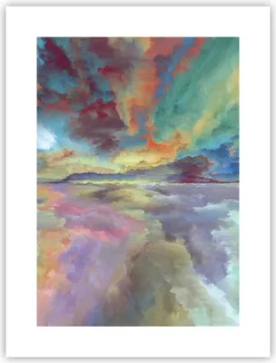 Produktbild von Poster - Poster ohne Rahmen - Abstraktion modern - 30x40 cm - Wand Bild - Wanddeko - Wandbilder - Kunstposter - Wandposter - Bilder - Kunstdruck - Wanddekoration - Wandbild - P2XPA30x40-4027