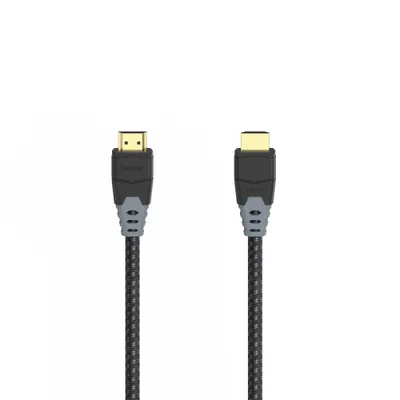 Produktbild von High Speed HDMI™-Kabel, St.-St., 8K, Ethernet, Gewebe, vergoldet, 1,5 m (00205445)