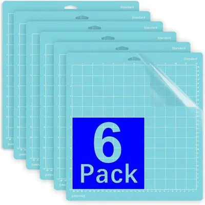 Produktbild von Famanu Schneidematte 30 x 30 cm - 6 Stück - Blau