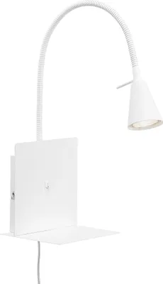 Produktbild von LED Wandlampe, weiß, Spot beweglich, H 45,5 cm