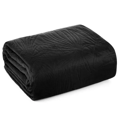 Obrázek produktu pro D91 Luiz 4 Přehoz na postel 170x210 cm černý
