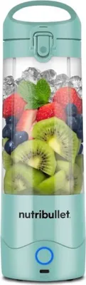 Obrázek produktu pro NutriBullet Portable, Sportovní mixér, 0,475 l, Pulzní spínač, Drcení ledu, Modrá