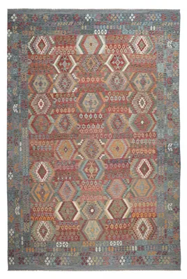 Produktbild von Ethnischer Kelim-Teppich, handgewebt, KILIM 91