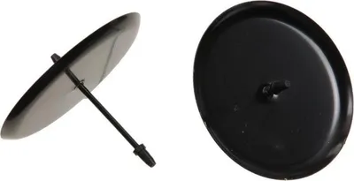 Produktbild von Othmar Decorations Kerzenhalter Classic mit Stecker 4er Set 6 cm 4.3 cm Höhe Schwarz