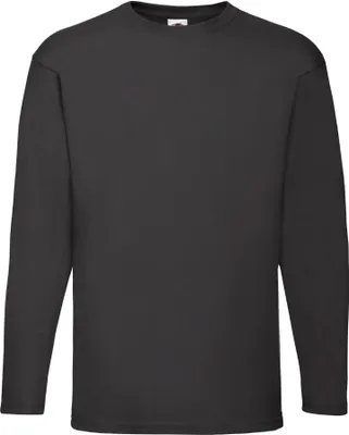 Produktbild von T-Shirt lange Ärmel Wertgewicht Long Ärmel T - Schwarz, 5XL