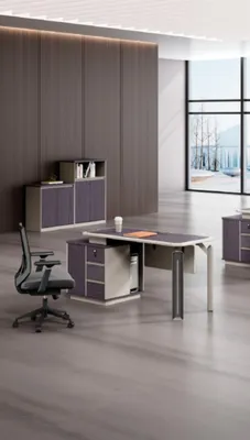 Produktbild von Stilvolle Büro Schreibtisch Holzmöbel Arbeitsumgebung Schubladen