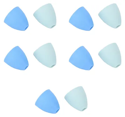 Image de 10 pièces de rechange pour embout nasal en silicone souple, pour l'élimination du mucus, appareil de rinçage nasal