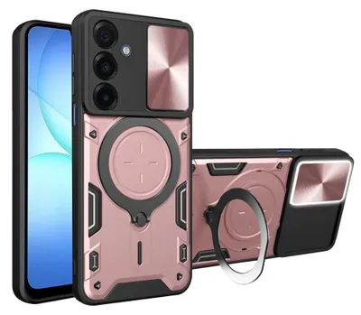 Obrázek produktu pro Techsuit – CamGuard Pro kryt s posuvnou ochranou objektivu pro Samsung Galaxy A17 5G / A17 4G – růžovo-zlatý