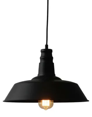 Immagine prodotto di Lampada a sospensione vintage ACA KS1290P36T1BK