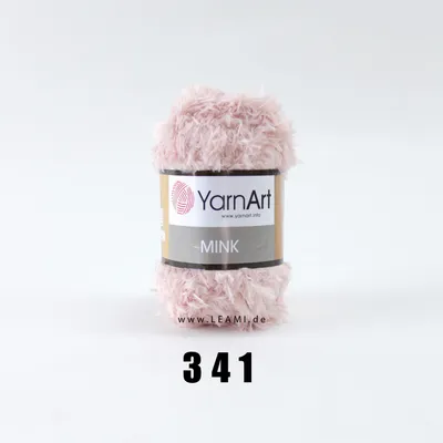 Produktbild von YarnArt Mink, Effektgarn, Flauschgarn, leami, leamigurumi 341 altrose