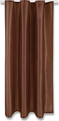 Image de Foulard décoratif Alessia ruban universel brun - brun chocolat 290x245cm