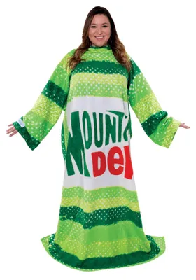 Produktbild von Snuggie Original – Fleecedecke – mit Ärmeln – Mountain Dew Green Retro