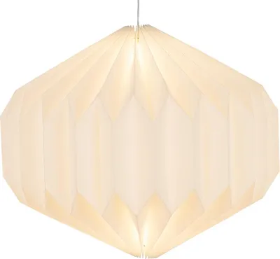 Produktbild von Lumineo Ornament-Hängelampe Weiß für den Außenbereich Ø 45 cm 6 LED - warmweiß