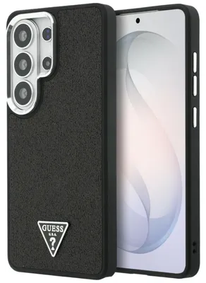 Immagine prodotto di Custodia GUESS compatibile con SAMSUNG S26 Ultra GUHMS26LPFGTSCMK (Fixed Glitter Triangle compatibile con MagSafe) nera