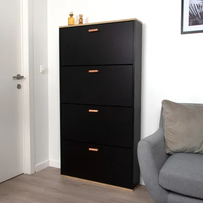 Produktbild von Milton & Oldbrook Schuhschrank Maribor Schwarz