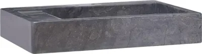 Obrázok produktu pre vidaXL Umývadlo čierne 58x39x10 cm Mramor