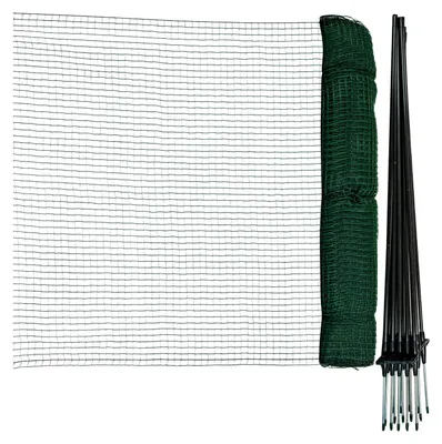 Image de Clôture horizontale FLEX 25 m x 90 cm – clôture mobile pour chien, jardin et camping