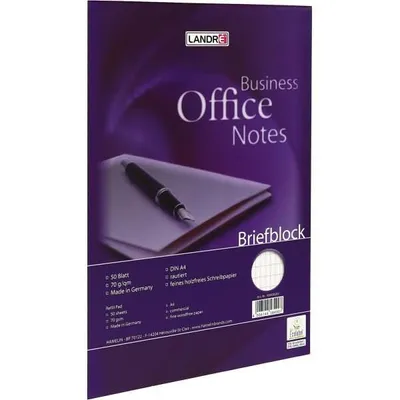Produktbild von Briefblock Office A4 50 Blatt 70 g/qm rautiert