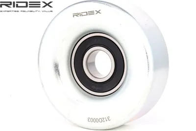 Produktbild von RIDEX 312D0003 Umlenkrolle Keilrippenriemen für HONDA CIVIC VIII Hatchback (FN, FK) Jazz II Schrägheck (GD, GE3, GE2) Jazz III Schrägheck CIVIC IX