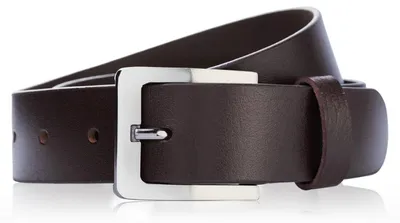 Produktbild von Herren Ledergürtel 110 cm mit klassischer Schnalle Paolo Peruzzi Herrengürtel braun 02Z02110