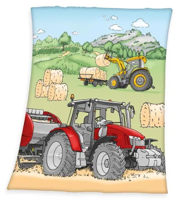 Zdjęcie produktu dla HERDING Koc polarowy Tractor poliester, 130/160 cm
