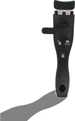 Produktbild von Ergonomischer Bakeliten-Handgriff für Pfanne, Wok und Stielkasserolle (Schwarz)