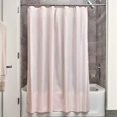 Produktbild von 14640Eu Duschvorhang aus rosa Stoff, 183 x 183 cm