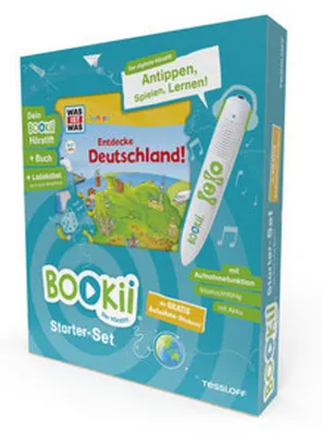Produktbild von BOOKii® Starter-Set WAS IST WAS Junior Entdecke Deutschland!