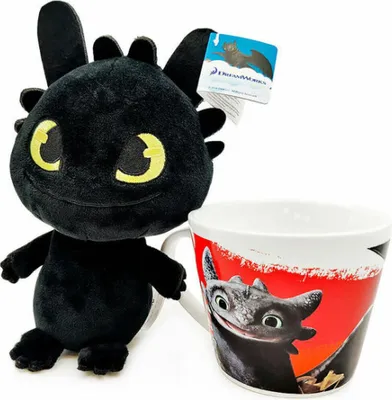 Produktbild von Dreamworks Animation Plüschfigur Ohnezahn aus Drachenzähmen leicht gemacht 18 cm CarCommerce