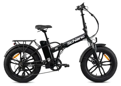 Immagine prodotto di Fat Bike Pieghevole 20" Telaio Alluminio 250w 48v 15ah Nero Opaco cerchi in lega