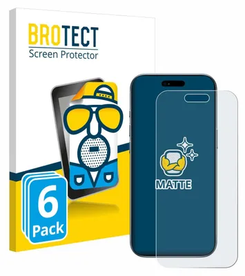 Produktbild von 6x BROTECT Schutzfolie für Apple iPhone Air Displayschutz Displayschutzfolie Folie Matt Entspiegelungsfolie