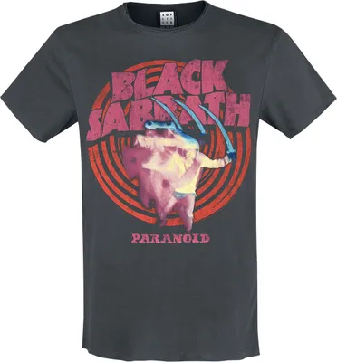 Produktbild von Black Sabbath T-Shirt Herren Amplified Collection - Paranoid charcoal 3XL