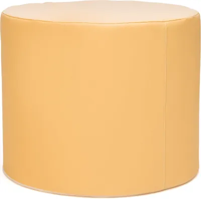 Obrázek produktu pro Ecopuf, taburet, sedací taburet z umìlé kùže, Kanárkovì žlutá E3, Umìlá kùže, 50 x 40 cm