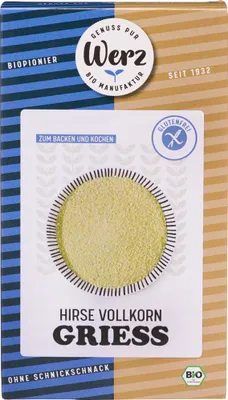 Produktbild von Werz Hirse-Vollkorn-Grieß  250g