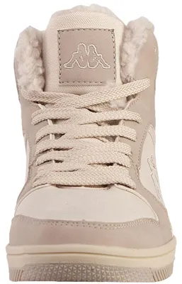 Produktbild von Kappa - Herren/Damen Uni High Top Turnschuhe, Kunstfell gefüttert MR78529 (37 EU) (Beige)