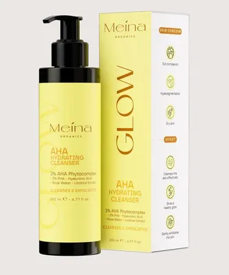 Produktbild von MEINA ORGANICS Brightening Glow Cleanser with AHA