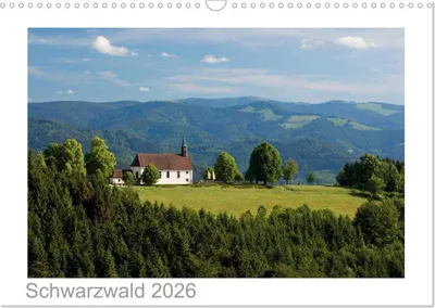Produktbild von Schwarzwald 2026 (Wandkalender 2026 DIN A3 quer), CALVENDO Monatskalender