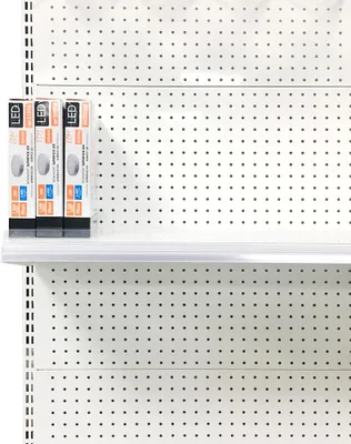 Obrázek produktu pro Regál Edm bílý pro prezentační stojany 00030, 00036, 00040 Rozměry: 89 x 30,5 cm