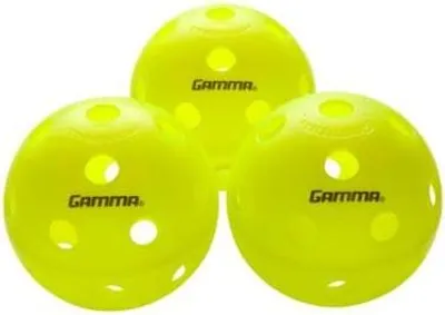 Zdjęcie produktu dla Piłki do pickleballa Gamma do gry w hali – zestaw 3 sztuk