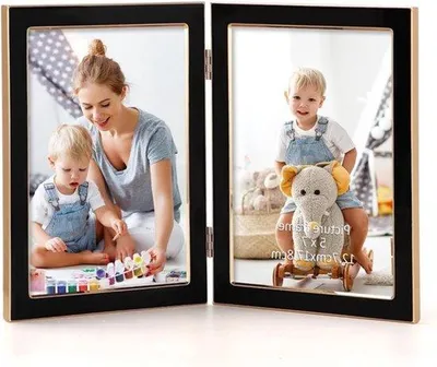 Obrázek produktu pro Hliníkový fotorámeček 13 x 18 cm, černý, dekorace na stůl