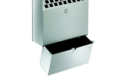 Produktbild von DURABLE Wandascher METALL 4 Liter metallic silber