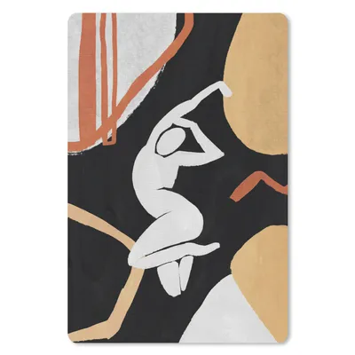 Produktbild von MuchoWow® Mauspad Mousepad Frau - Formen - Abstrakt 18x27 cm - Mousepads - Maus Mat - Pad - Mausunterlage