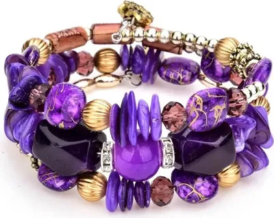 Image de Bracelet Vintage SP-29259 Violet - Élégance à Petit Prix KP29259