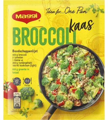 Produktbild von Maggi Dagschotel Broccoli Käse Kräutermix 54g – Würzige Mischung für Broccoli-Käse-Gerichte